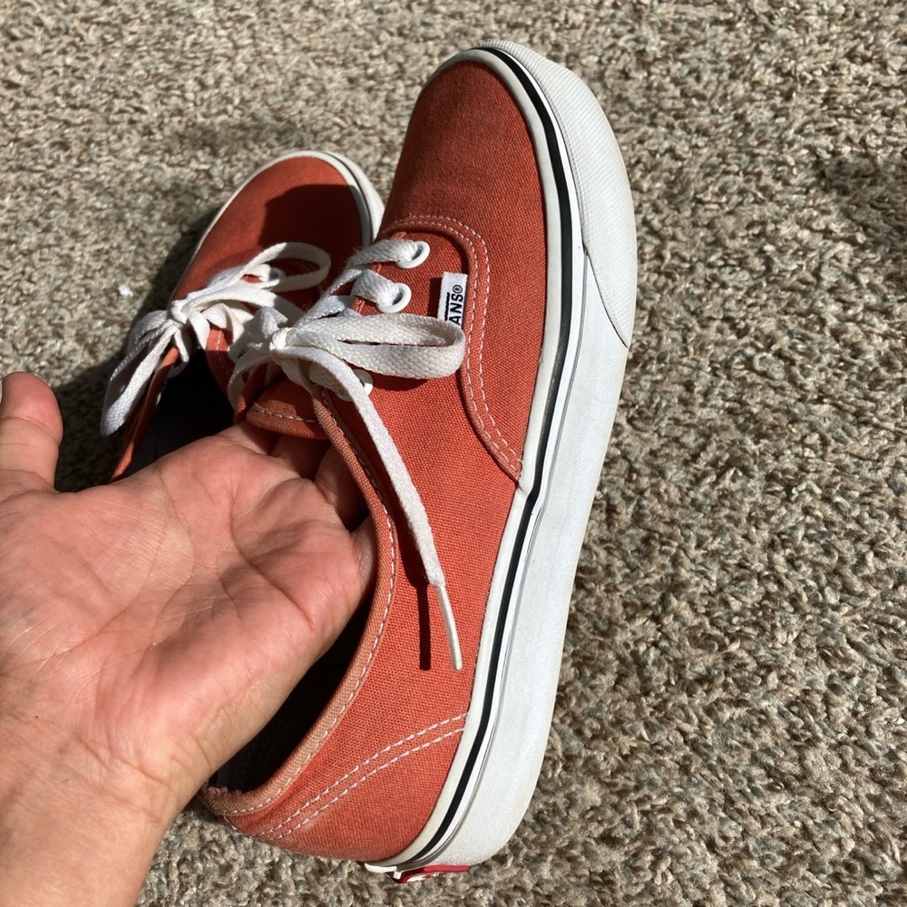 Low coral peach Vans